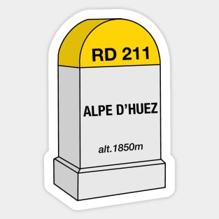 Bourne: Alpe d'Huez Sticker